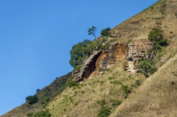 View to part of Drakensberg mountain — Stock Photo, Image