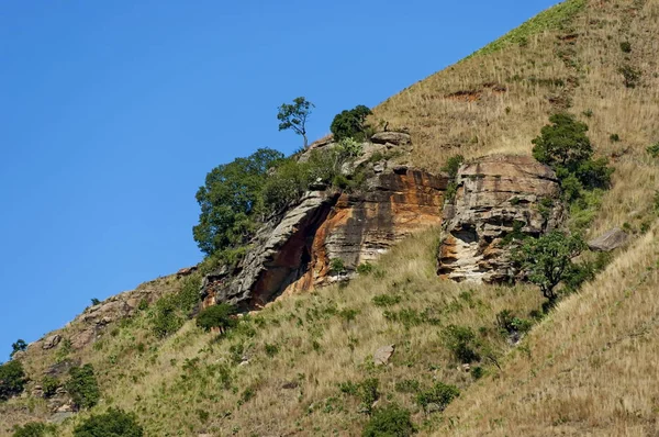 Vista para a montanha Drakensberg — Fotografia de Stock