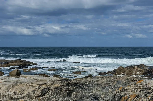 Zee Kust Atlantische Oceav Door Kaapstad Zuid Afrika — Stockfoto