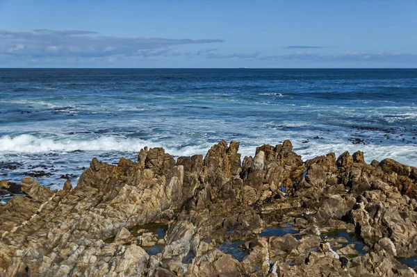 Wybrzeże Morskie Nad Oceanem Atlantyckim Cape Town Republika Południowej Afryki — Zdjęcie stockowe