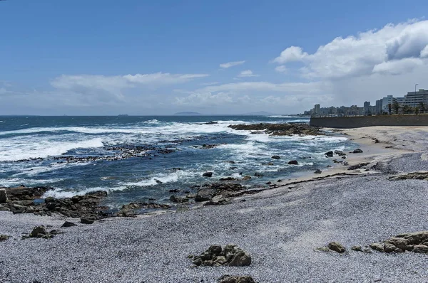 Côte Mer Sur Océan Atlantique Par Cape Town Afrique Sud — Photo