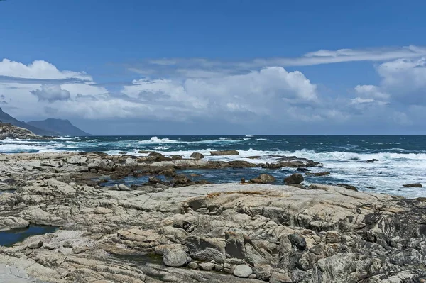 Sea Shore Atlantic Oceav Kapské Město Jihoafrická Republika — Stock fotografie