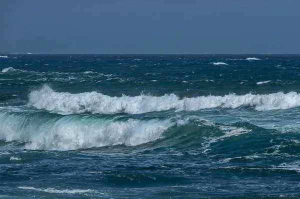 Sea Shore Atlantic Oceav Kapské Město Jihoafrická Republika — Stock fotografie