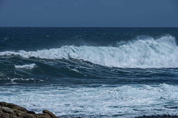 Θαλάσσια Ακτή Στον Ατλαντικό Ωκεανό Από Cape Town Νότια Αφρική — Φωτογραφία Αρχείου