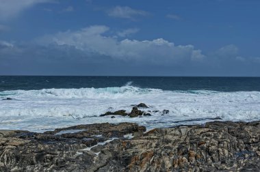 Cape Town, Güney Afrika 'daki Atlantik Okyanusu kıyısında