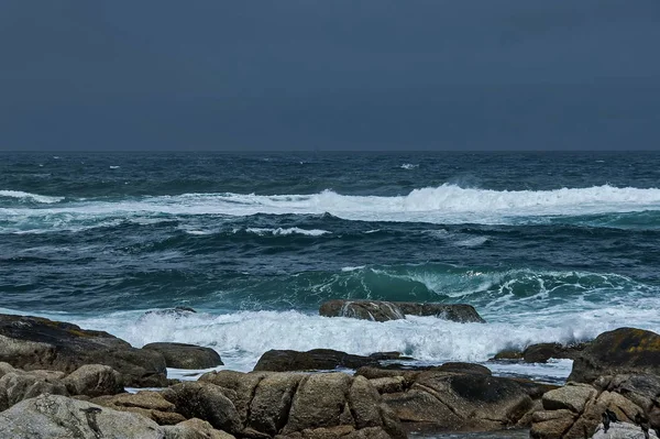 Sea Shore Atlantic Ocean Kapské Město Jihoafrická Republika — Stock fotografie