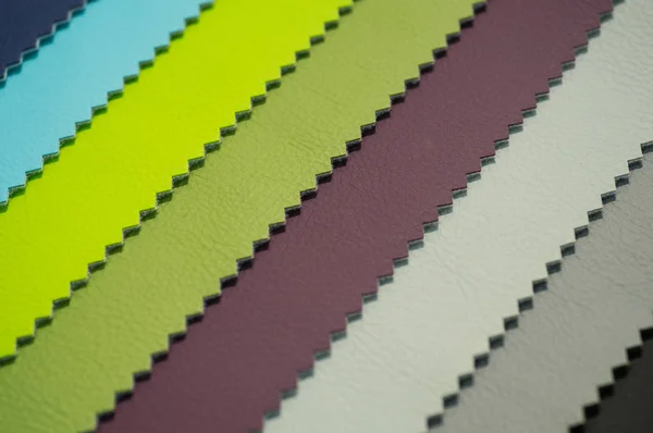 Catalogo di similpelle multicolore da stuoia tessuto texture sfondo, tessuto similpelle texture — Foto Stock