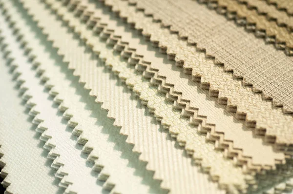 Muestras de tela de tapicería. Tejido para tapicería de muebles. Fondo de la industria textil — Foto de Stock