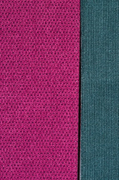 Catalog of fabric in pink purple shades. Fabric sample. Industry background. — Stock Photo, Image