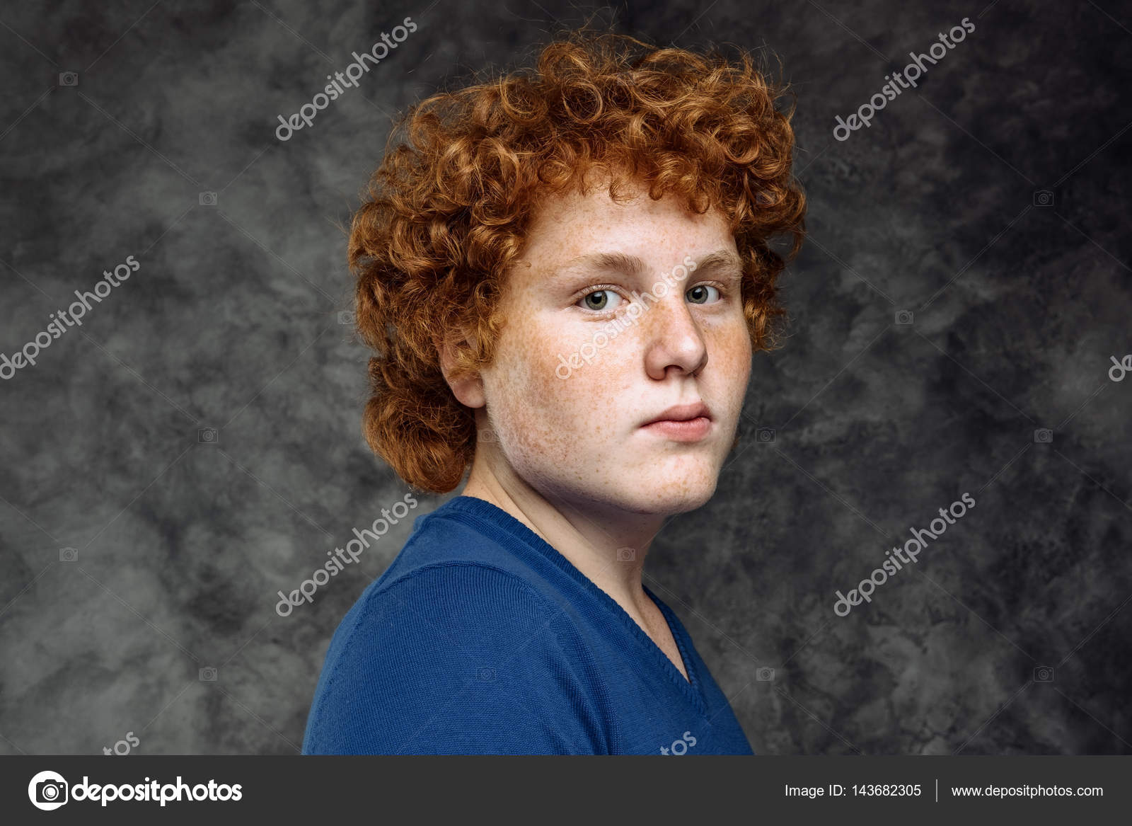 curly red hair teen Emo heaven detailed threesome