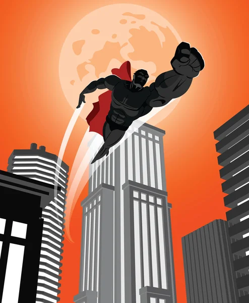 Місто супергероя 01-01.eps — стоковий вектор