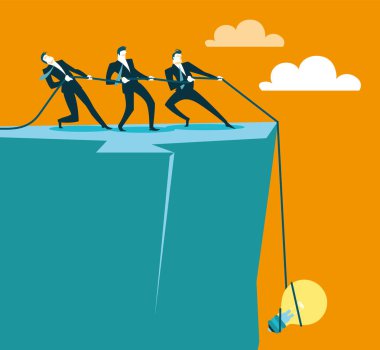 uçurum dışarı bir fikir çekin