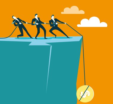 bir dolar uçurum dışarı çekin