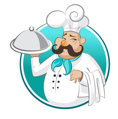 Restoran yemek. Şef.