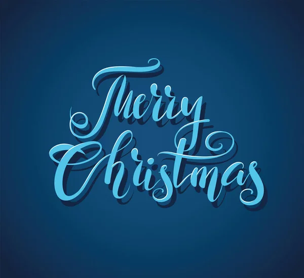 Texto vectorial Feliz Navidad Caligrafía Plantilla de tarjeta de diseño de letras Tipografía creativa para el cartel de regalo de felicitación navideña. Caligrafía Estilo de fuente Banner — Archivo Imágenes Vectoriales