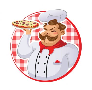 Pizza hazırlama mutfakta yemek.