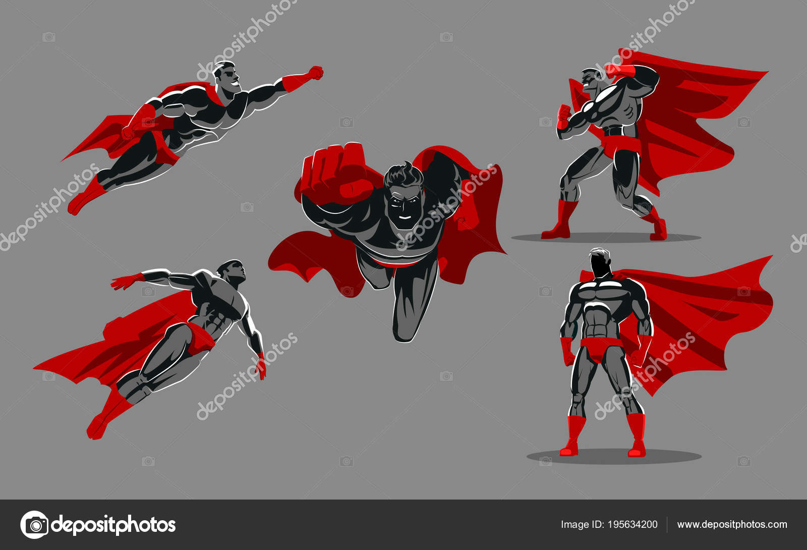 Superhero Pose Man 3d Render Illustration Stock Illustration 503538376 |  Shutterstock