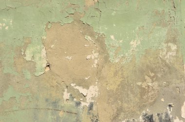 Arka plan bir antik tuğla duvar eski sıva