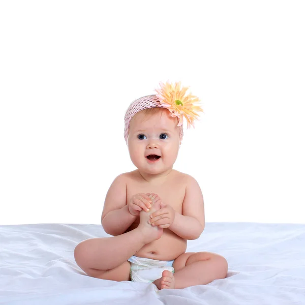 Adorabile bambino in coccole — Foto Stock