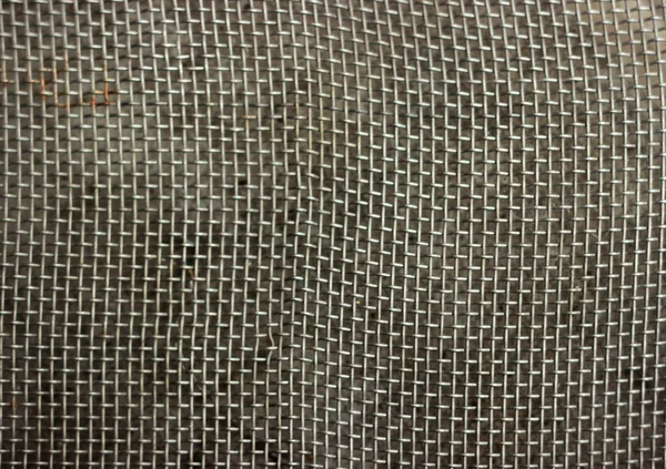 Grille métallique grise ancienne, grille métallique naturelle pour motif industriel Images De Stock Libres De Droits