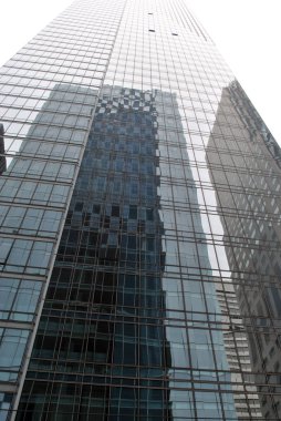 Kurumsal gökdelen mimarisi.