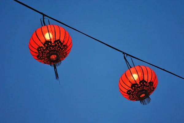 Red Lanterns in Chinatown — Stock Photo, Image