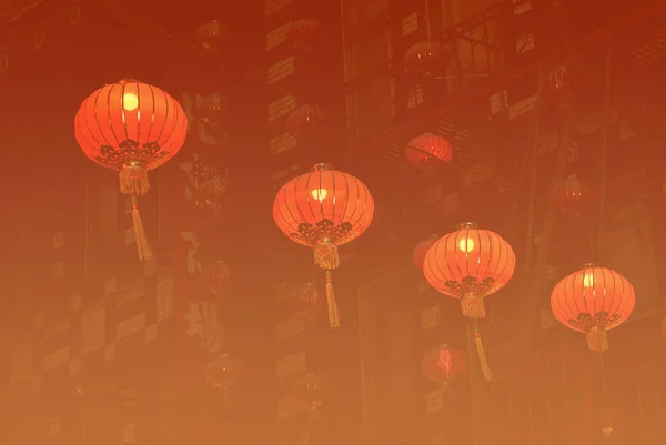 Red Lanterns in Chinatown — Stock Photo, Image