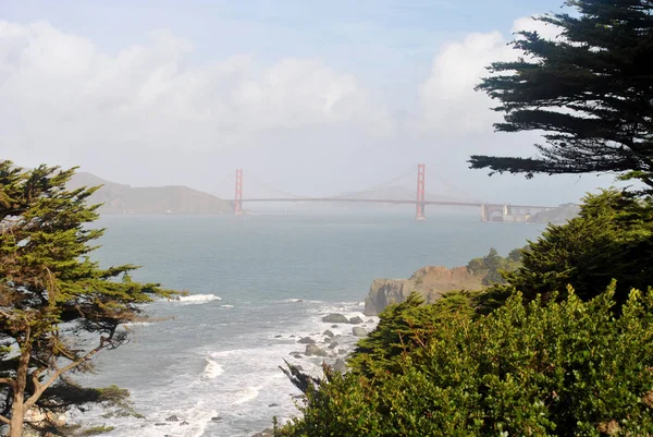 Golden Gate Bridge, San Francisco, California, nas — Zdjęcie stockowe