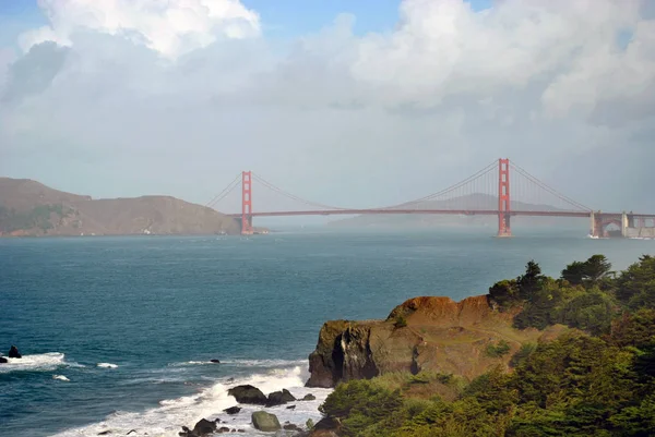 Golden Gate Bridge, San Francisco, California, nas Obraz Stockowy