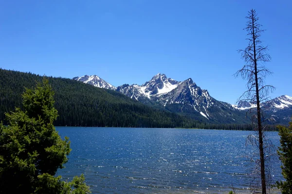 Mt. McGowan, as seen from Stanley Lake in the Sawtooth Mountain Range of central Idaho.