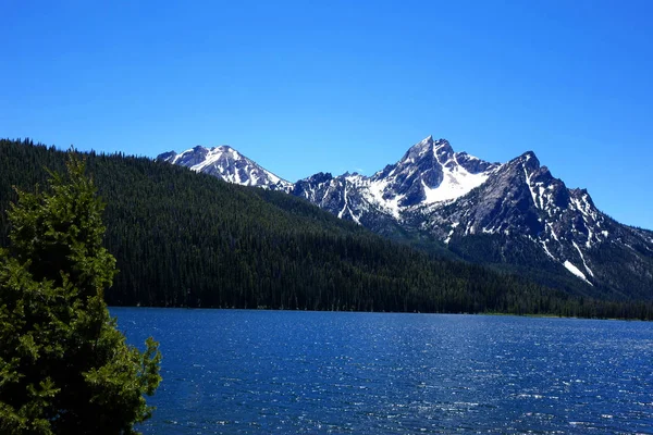 Mt. McGowan, as seen from Stanley Lake in the Sawtooth Mountain Range of central Idaho.