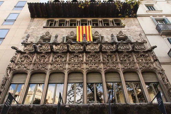 Senyera catalaanse vlag — Stockfoto