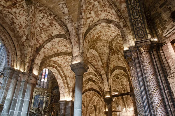 Interieur van de kathedraal in avila — Stockfoto