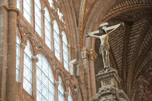 Christus afbeelding in avila — Stockfoto