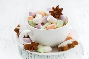 kakao ile renkli şekerleme ve Noel kurabiyeleri