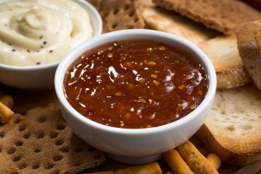 ekmek aperatifler ve soslar, portre