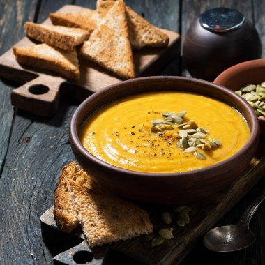 lezzetli kabak çorbası