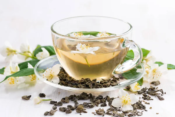 Πράσινο τσάι με γιασεμί — Φωτογραφία Αρχείου