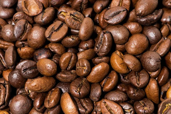 Coffee beans close-up, background — Stock Photo, Image