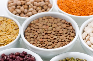 kase, closeup bakliyat çeşitleri