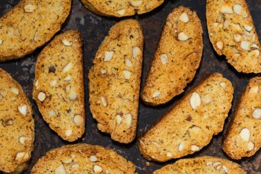 tatlı İtalyan kurabiye cantucci