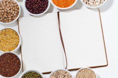 yemek tarifleri ve baklagiller ürün yelpazesine için kitap