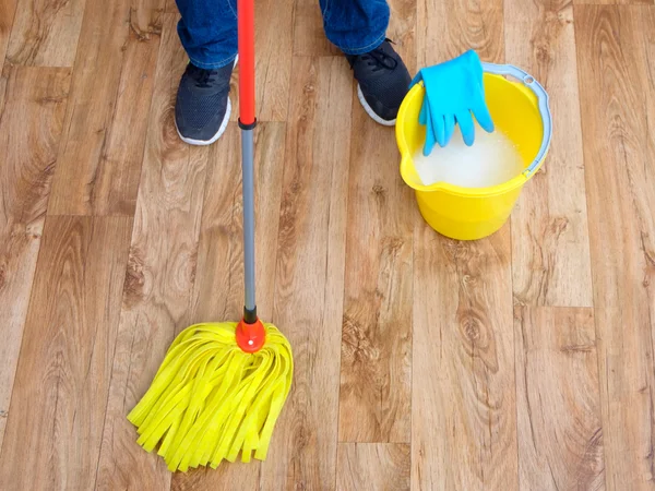 Guanti di parquet mop basket — Foto Stock