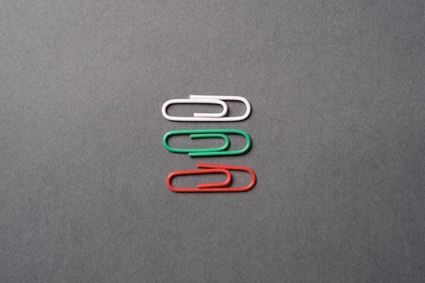 Bulgarian flag with paperclips — Stock Photo, Image