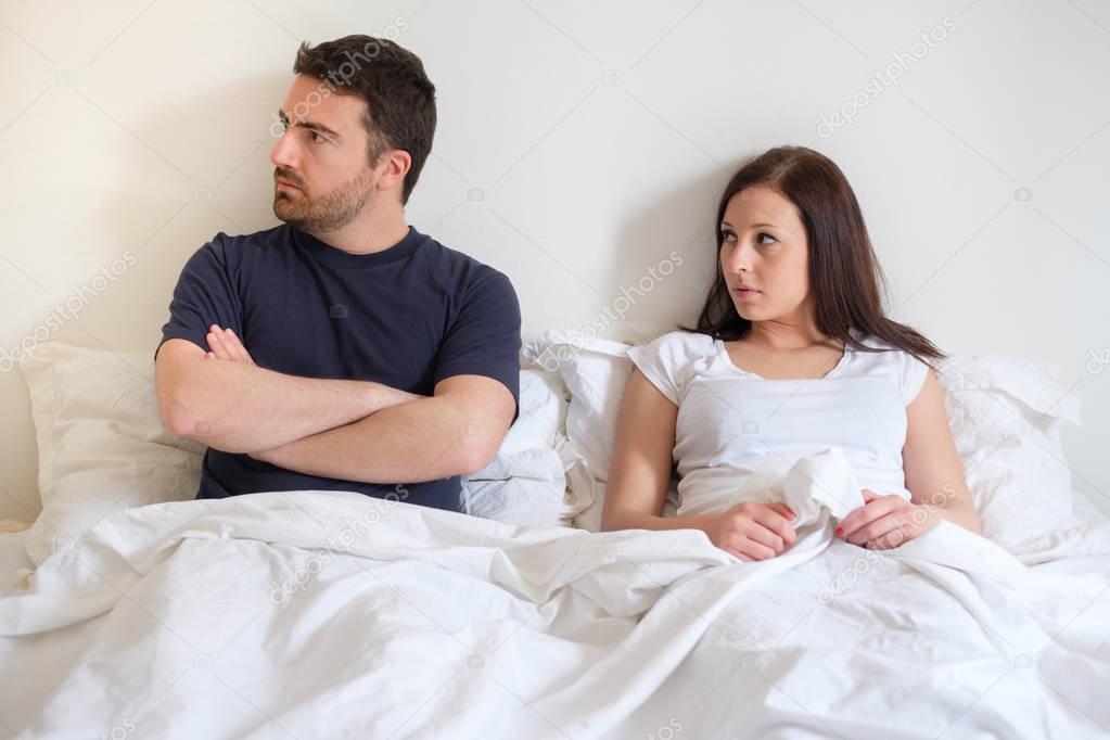 Worried and bored lovers couple after arguing