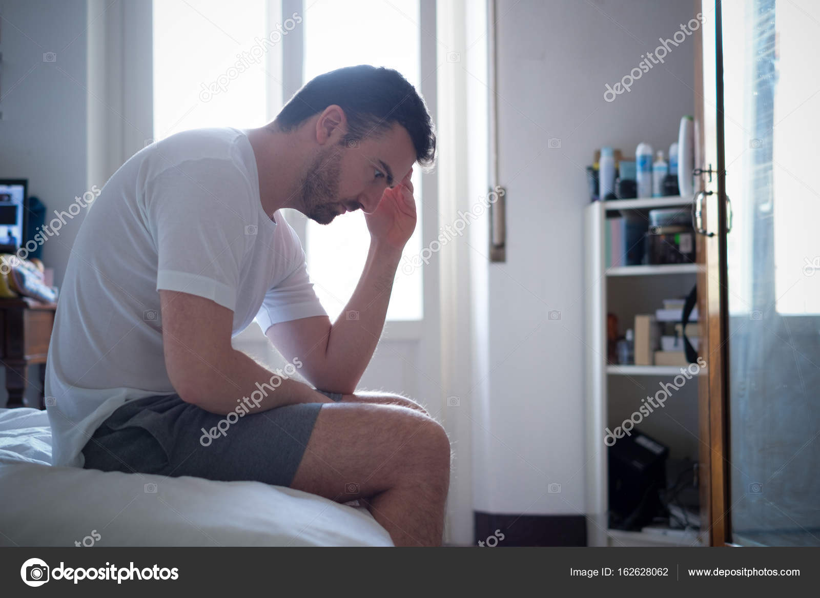 Sad man up in the morning Stock by ©tommaso1979 162628062