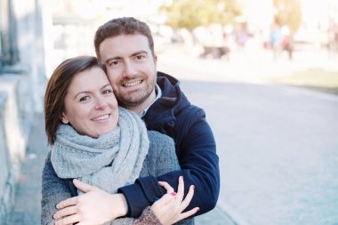 Romantik aşıklar çift eğlenmek