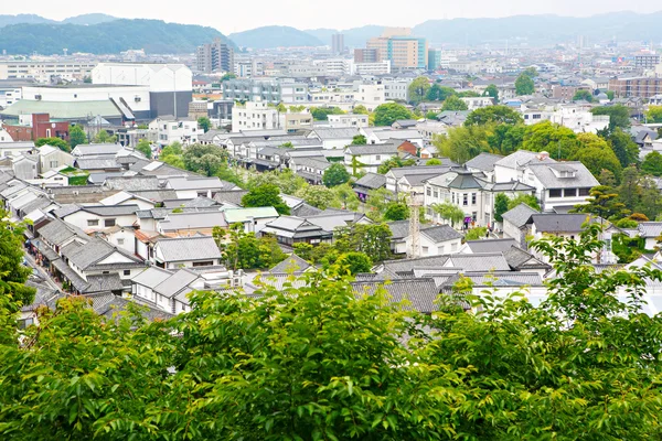 Kurašiki město, Staré japonské město v prefektuře Okayama — Stock fotografie