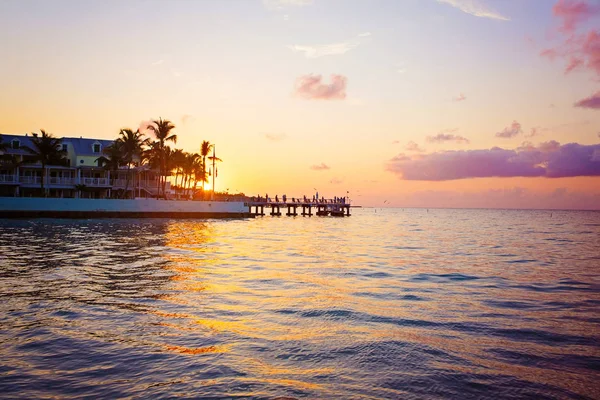 Beautiful sunrise on Key West, Florida, USA — Stock Photo, Image