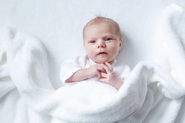 Portrait of cute adorable newborn baby child — Stock Photo, Image